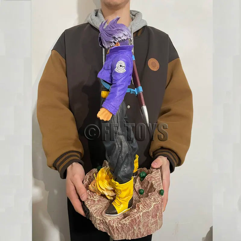Super Trunks Figure – 50cm Dragon Ball GK-Style PVC Statue Collectible - Image 2