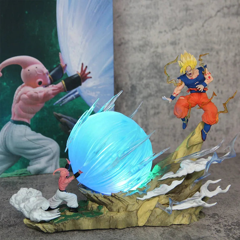 21cm Dragon Ball Z Buu vs Goku Action Figure - Image 4