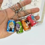 Son Goku Vegeta Miniature Can Keychain