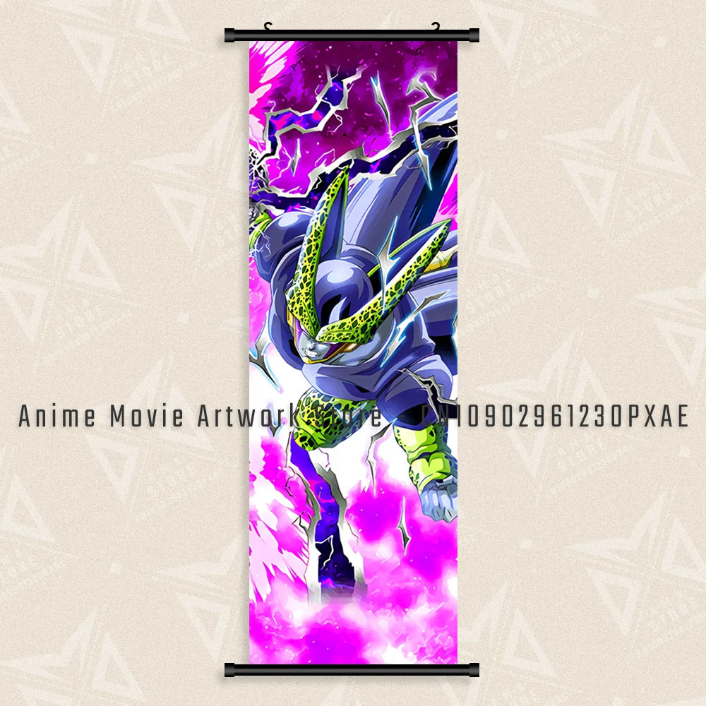 Goku Black Dragon Ball Z Canvas Wall Scroll - Image 34