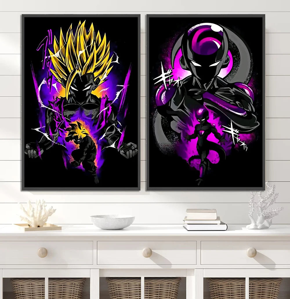 Poster – Gohan, Goku, Frieza, Vegeta Wall Art - Image 10
