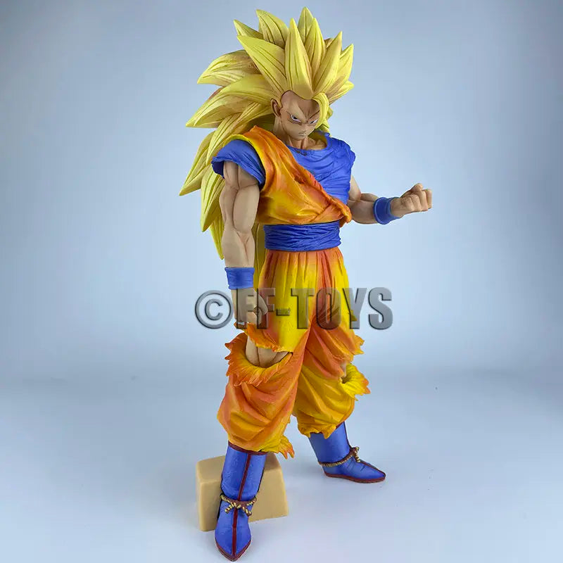 Super Saiyan 3 Goku Figure – 32cm Dragon Ball Z PVC Collectible Statue - Image 4