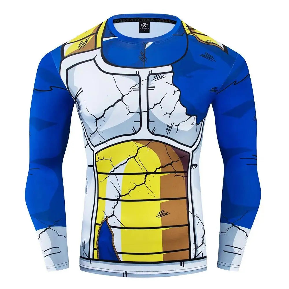 Dragon Ball Men's Sports & Fitness T-Shirt – 3D Printed Quick-Dry Short Sleeve
