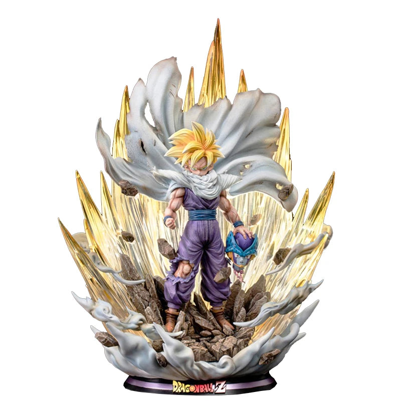 Super Saiyan Son Gohan GK Figure – 42cm Dragon Ball PVC Statue with Light