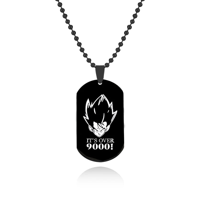 Goku Figure Dog Tag Pendant Chain Necklace - Image 13
