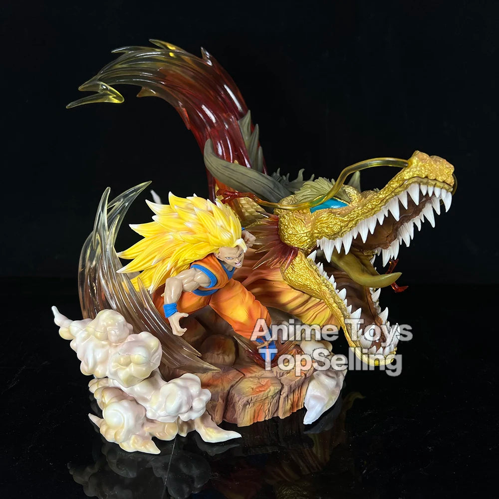 SSJ3 Goku "Dragon Fist Explosion" Figure – 23cm Dragon Ball PVC Statue - Image 3