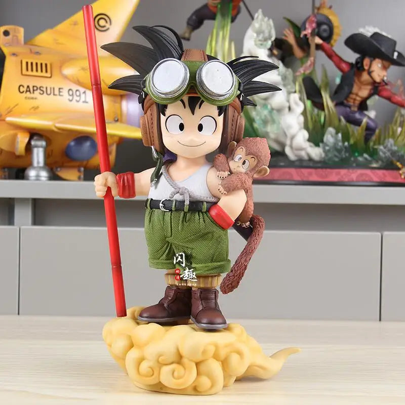New 16cm Anime Dragon Ball Son Goku Figure With Monkey Kid Goku - Image 7