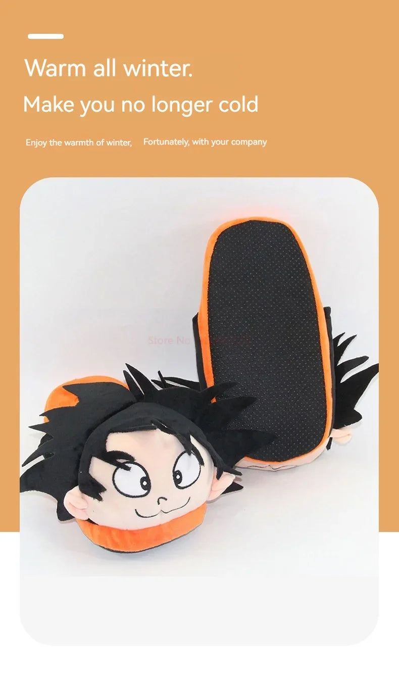 Son Goku Plush Cotton Shoes - Image 9