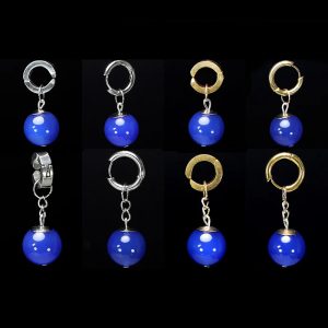 Z Vegetto Potara Earrings – Cosplay Prop for Goku, Vegeta & Gohan Fans