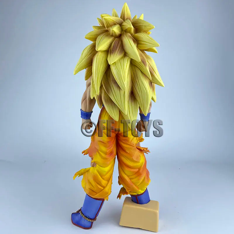 Super Saiyan 3 Goku Figure – 32cm Dragon Ball Z PVC Collectible Statue - Image 2