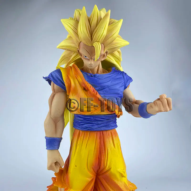 Super Saiyan 3 Goku Figure – 32cm Dragon Ball Z PVC Collectible Statue - Image 5