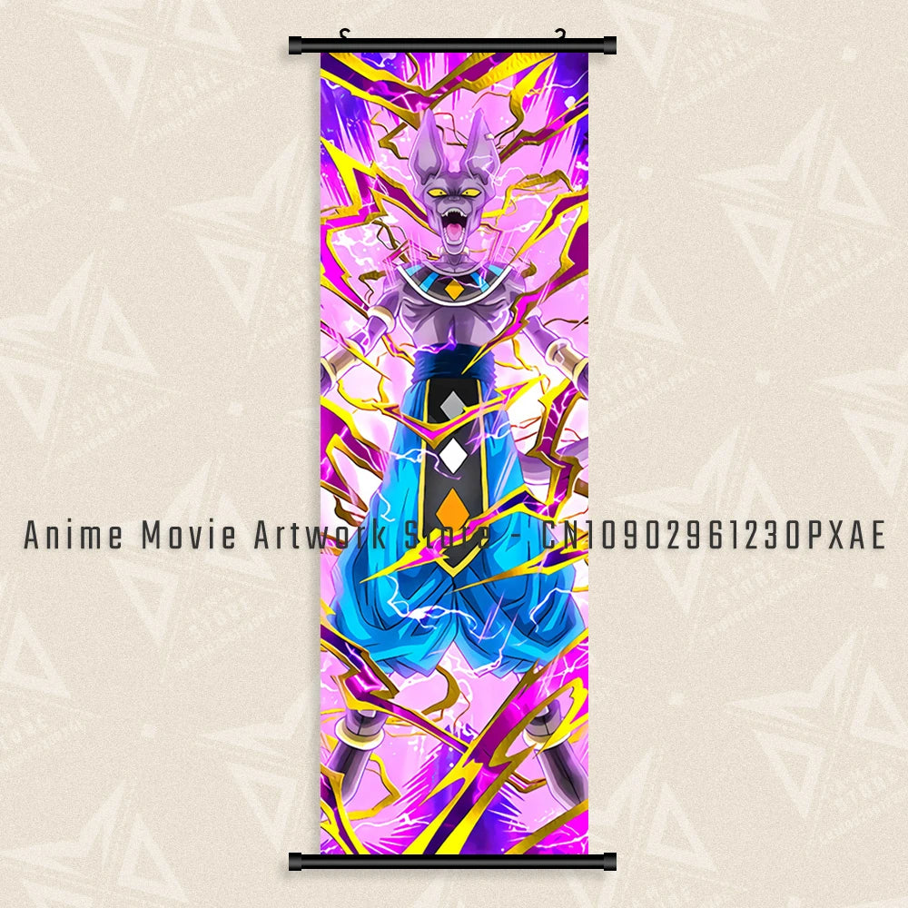 Goku Black Dragon Ball Z Canvas Wall Scroll - Image 29