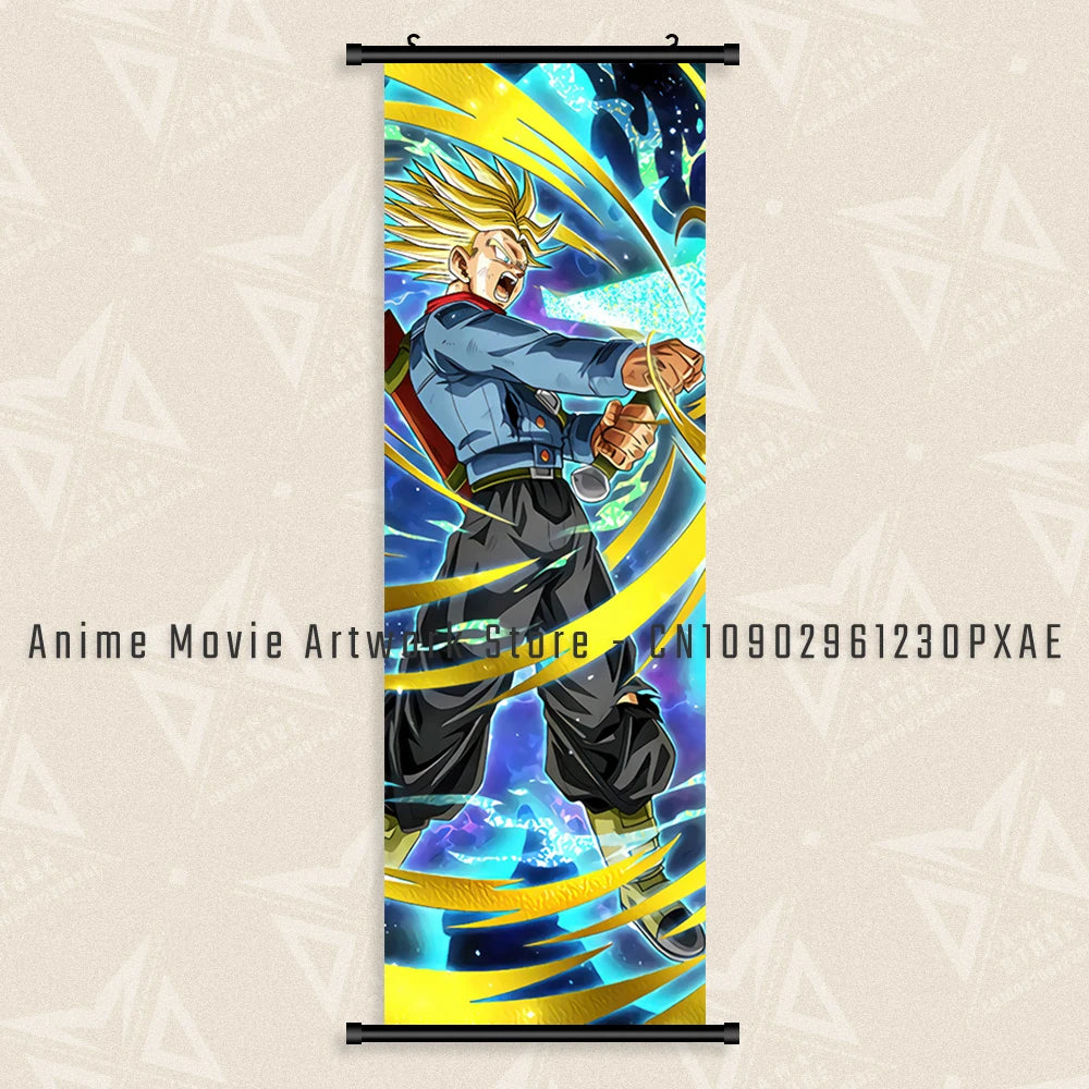 Goku Black Dragon Ball Z Canvas Wall Scroll - Image 43