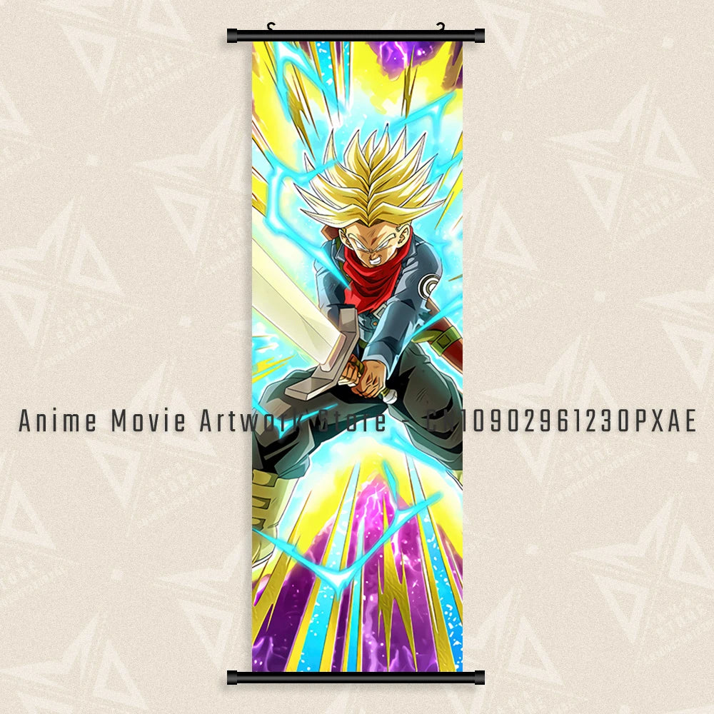 Goku Black Dragon Ball Z Canvas Wall Scroll - Image 24