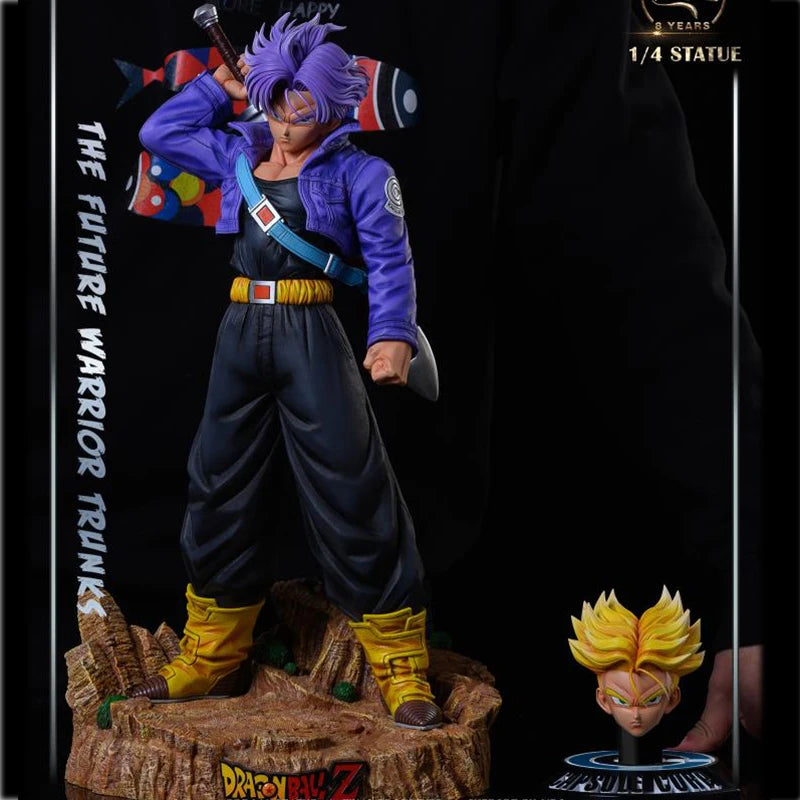 Super Trunks Figure – 50cm Dragon Ball GK-Style PVC Statue Collectible - Image 6