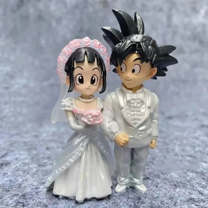 9cm Dragon Ball Anime Figure β Wedding Goku & Chichi - Image 10