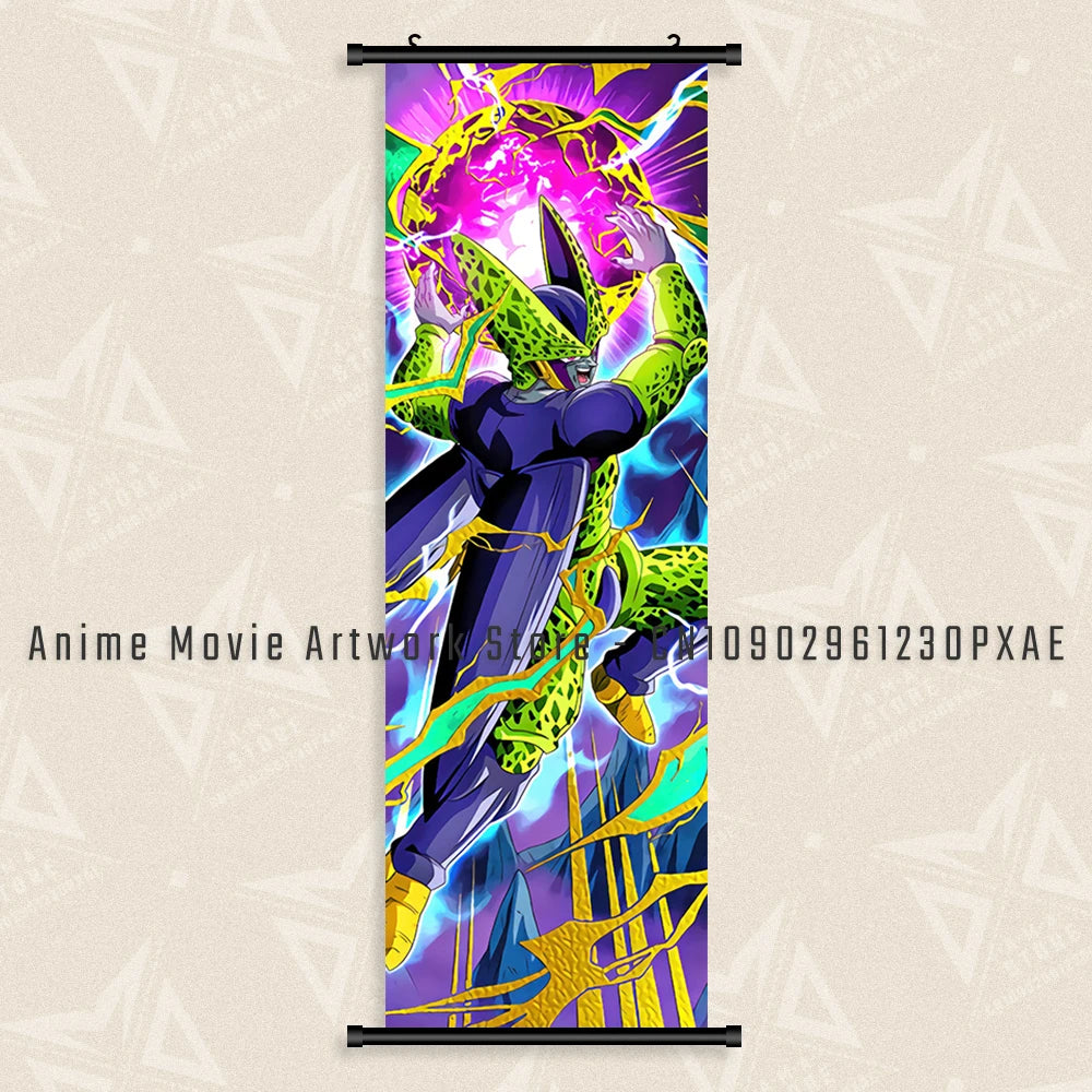 Goku Black Dragon Ball Z Canvas Wall Scroll - Image 44
