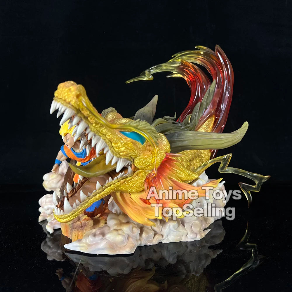 SSJ3 Goku "Dragon Fist Explosion" Figure – 23cm Dragon Ball PVC Statue - Image 6