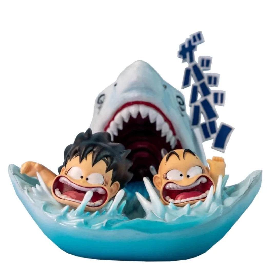 Dragon Ball Z Son Goku & Krillin Shark Attack Water Escape Figure - Image 7