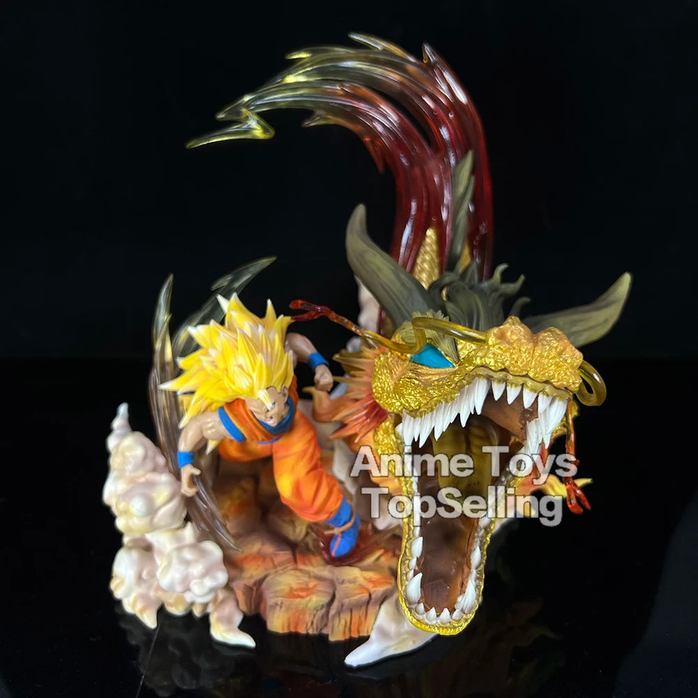 SSJ3 Goku "Dragon Fist Explosion" Figure – 23cm Dragon Ball PVC Statue - Image 4