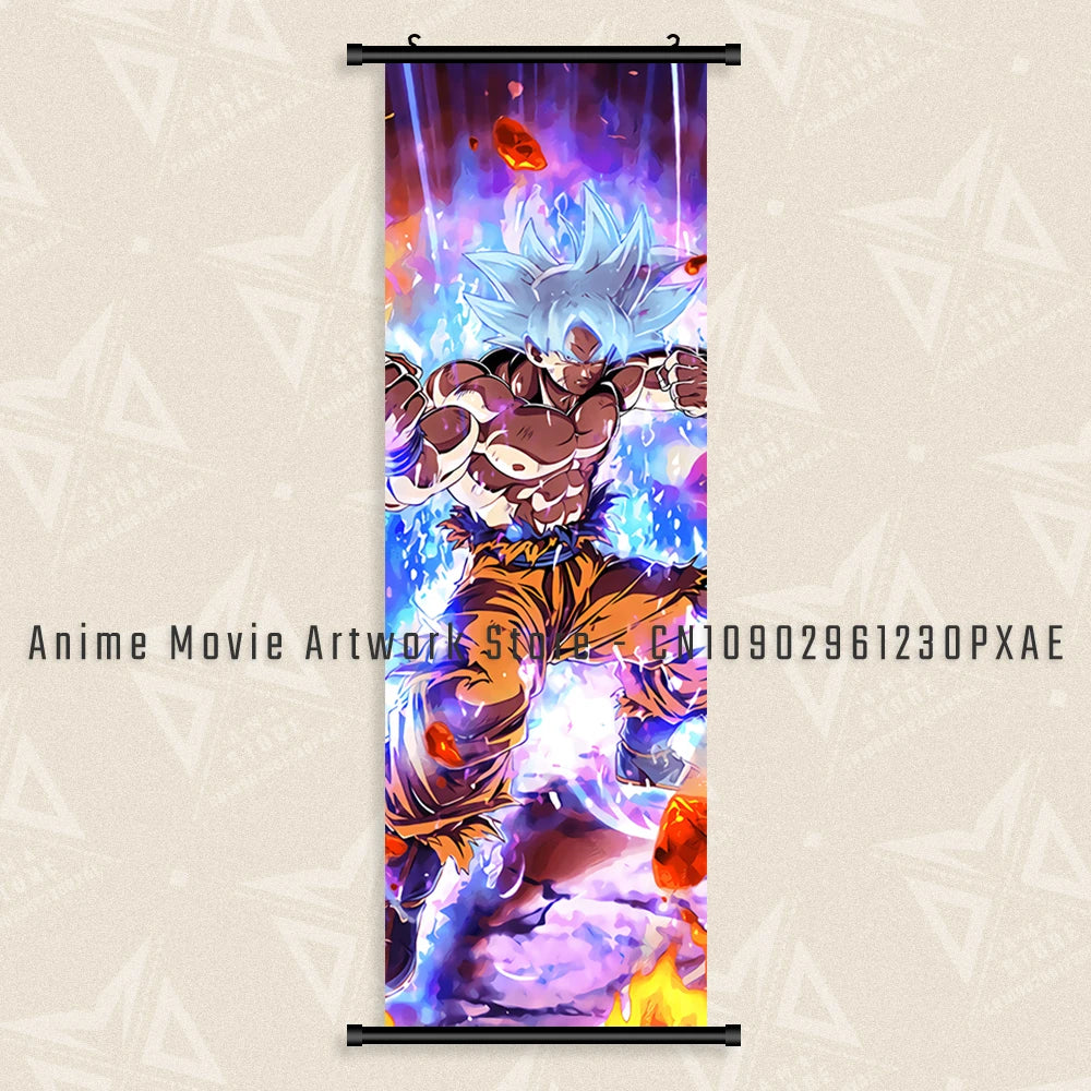 Goku Black Dragon Ball Z Canvas Wall Scroll - Image 15