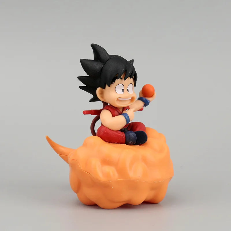 10cm Super Saiyan Goku Sitting on Cloud – Dragon Ball Z PVC Mini Figure - Image 3