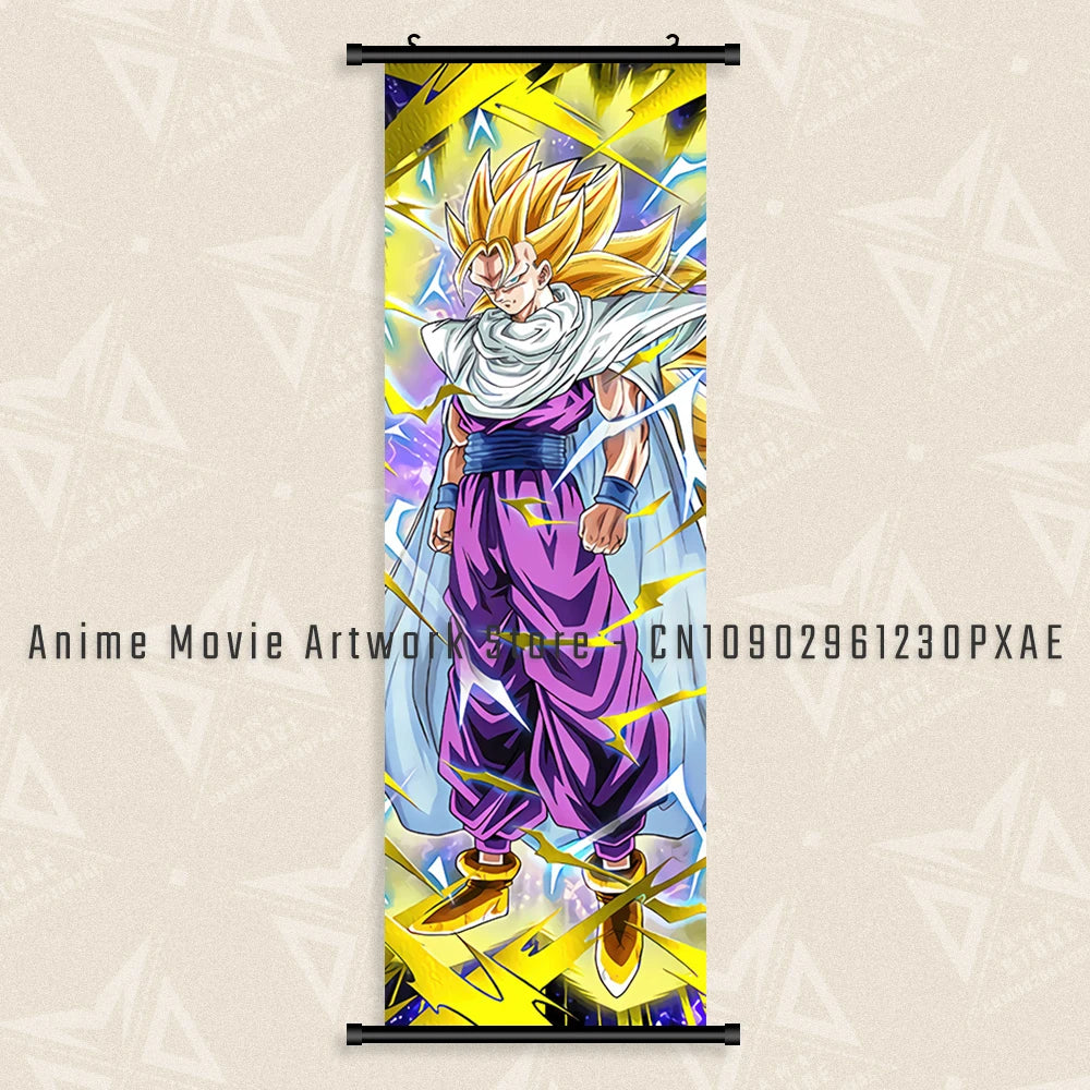 Goku Black Dragon Ball Z Canvas Wall Scroll - Image 26