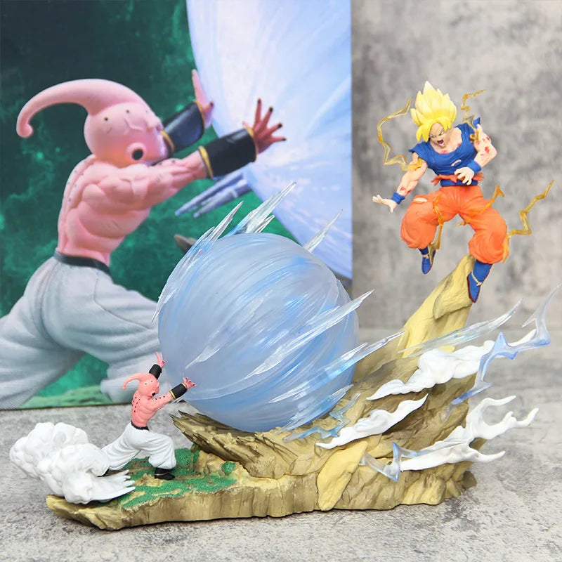 21cm Dragon Ball Z Buu vs Goku Action Figure - Image 14