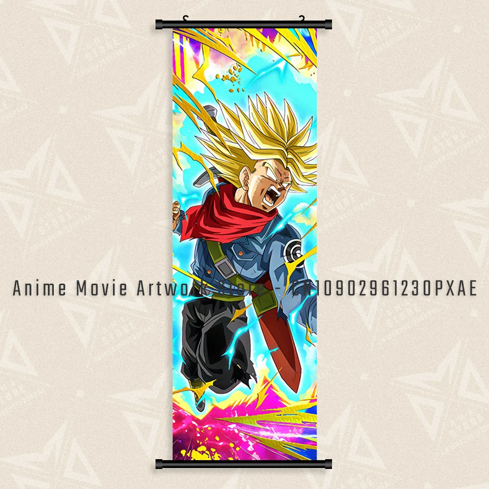 Goku Black Dragon Ball Z Canvas Wall Scroll - Image 11