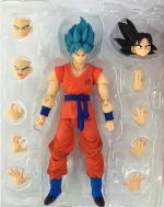 Dragon Ball Super Saiyan Blue Hair Son Goku Action Figure – SHF Model Toy